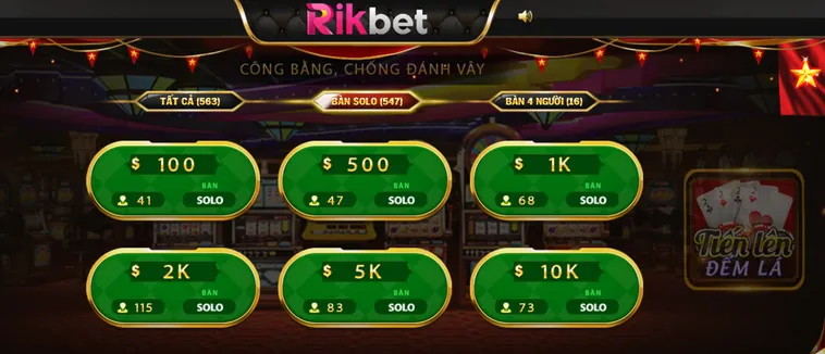 Bí Quyết Chinh Phục Tiến Lên Đếm Lá Tại RikBet Với Tỷ Lệ Thắng Khủng