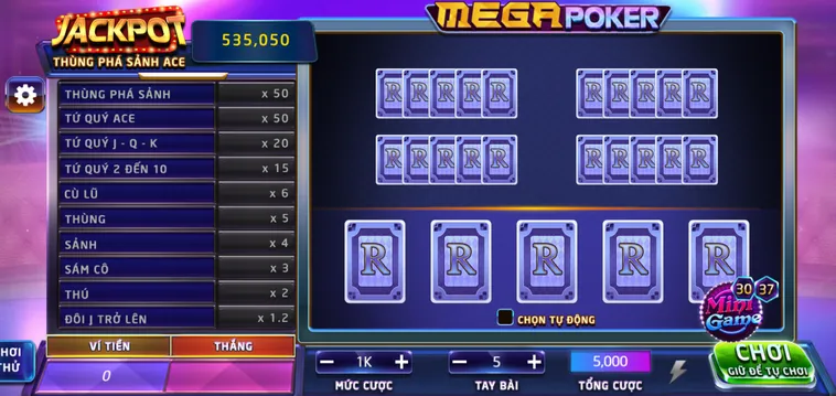 Trải Nghiệm Mega Poker tại RikBet Đẳng Cấp Thượng Lưu Với Công Nghệ Hiện Đại