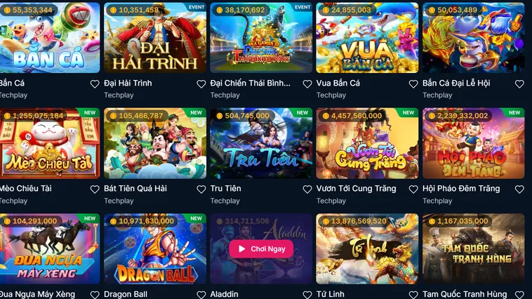 Đa Dạng Tựa Game Nổ Hũ RikBet Với Những Khoản Tiền Thưởng Khổng Lồ