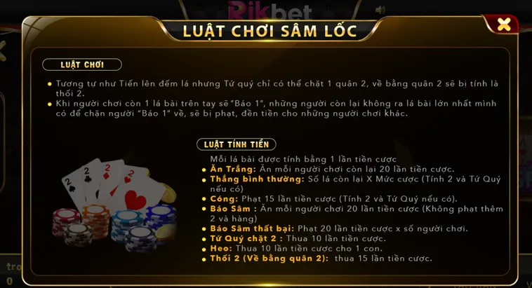 Khám Phá Sâm Lốc tại RikBet Đỉnh Cao Với Hàng Ngàn Phần Thưởng Giá Trị