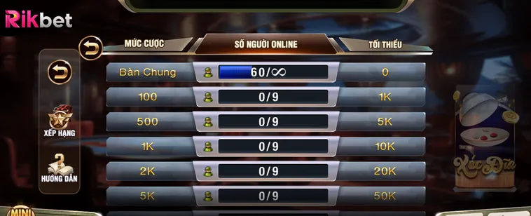 Siêu Phẩm Quay Số Xóc Đĩa Max Tại RikBet Với Tỷ Lệ Thắng Cực Khủng