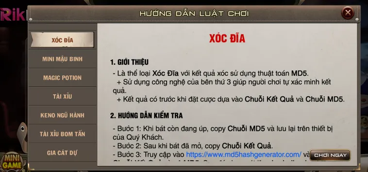 Siêu Phẩm Quay Số Xóc Đĩa Max Tại RikBet Với Tỷ Lệ Thắng Cực Khủng